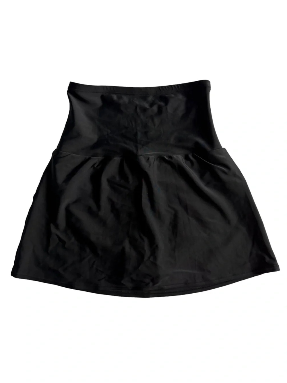 St. Johns Bay ‘Secretly Slender’ Swim Skirt Bottom Black Size 8 Women’s Slimming - Picture 2 of 7
